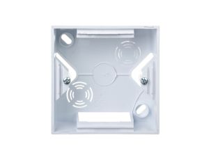 IMPRESJA Puszka natynkowa pojedyncza biały PNP-1Y/00