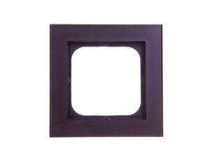 SONATA Ramka pojedyncza czekoladowy metalik R-1R/40