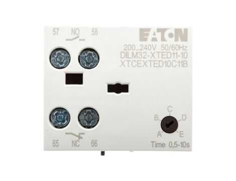 Elektroniczny moduł czasowy opoźnione opadanie 0,5-10s 1Z 1R 200 - 240V AC/DCDILM32-XTED11-10(RAC240) 104945