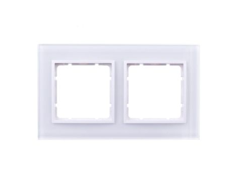 Berker.B.7 GLAS Ramka 2- krotna szklana śnieżnobiała 10126909
