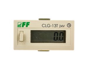 Licznik czasu pracy 4-30V DC 6 znaków cyfrowy tablicowy 48x24mm CLG-13T-24V