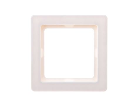 Berker Q.1 Ramka pojedyncza pozioma/ pionowa śnieżnobiała aksamit 10116089