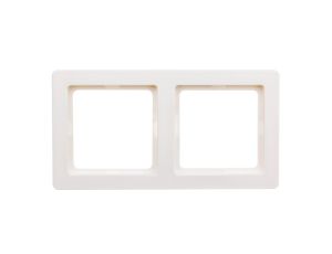 Berker Q.1 Ramka podwójna pozioma/ pionowa śnieżnobiała aksamit 10126089