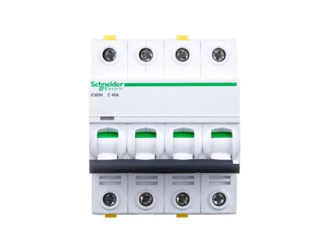 Wyłącznik nadprądowy 4P C 40A 6kA AC iC60N-C40-4 A9F04440