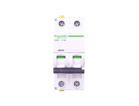 Wyłącznik nadprądowy 1P+N C 16A 10kA AC iC60H-C16-1N A9F07616