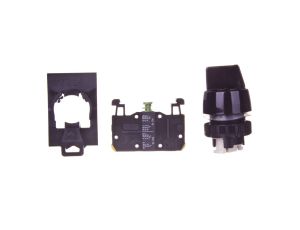 Przełącznik 2 położeniowy pokrętło 22mm czarny 1Z bez samopowrotu ST22-P.CZ-10CZ