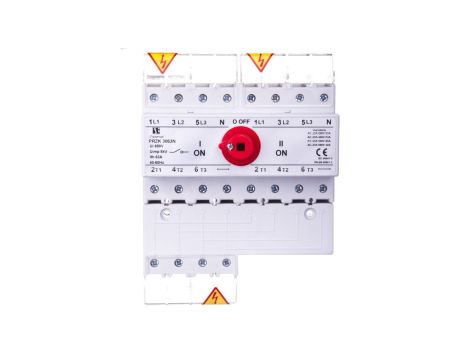 Przełącznik sieć-agregat 63A 3P+N (biegun N nierozłączalny) PRZK-3063NW01
