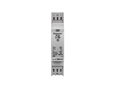 Ogranicznik przepięć dla systemów dwużyłowych 28VAC/19VDC 0,5kA 1kV FLD 2-24 5098816