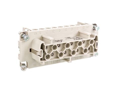 Wkład złącza 16P+PE żeński 16A 500V EPIC H-BE 16 BS 10203000