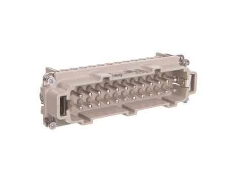 Wkład złącza 24P+PE męski 16A 500V EPIC H-BE 24 SS 10204000
