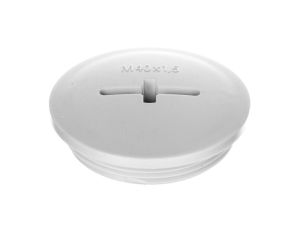 Zaślepka poliestrowa M40 SKINDICHT BLK-M 40x1,5 jasnoszara 52006650