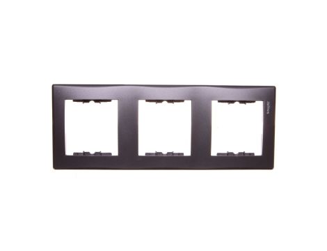 SEDNA Ramka potrójna pionowa grafitowa SDN5801370