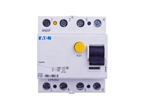 Wyłącznik różnicowoprądowy 4P 100A 0,03A typ G PFIM-100/4/003-G 104383