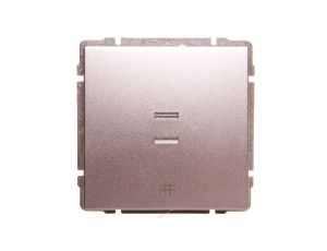 KOS66 Łącznik krzyżowy podświetlany aluminium 624017