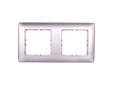 VENA Ramka podwójna aluminium 514082