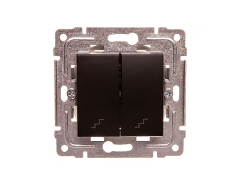 DANTE Łącznik schodowy podwójny czarny 450919