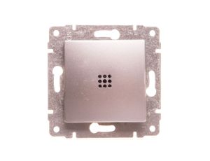 VENA Łącznik pojedynczy z podświetleniem aluminium 524011