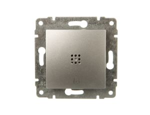 VENA Przycisk /dzwonek/ z podświetleniem aluminium 524014