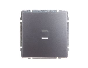 KOS66 Przycisk /dzwonek/ podświetlany grafit 626014