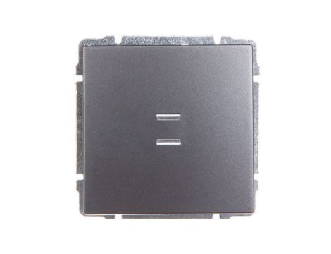 KOS66 Przycisk /dzwonek/ podświetlany grafit 626014