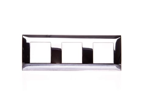 DANTE Ramka potrójna tworzywo galwanizowane CHROM 457083