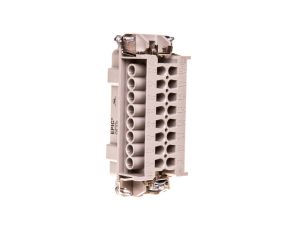 Wkład złącza 16P+PE męski 16A 500V EPIC H-BE 16 SS 1-16 10194100