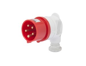 Wtyczka odbiornikowa 5P 16A 400V czerwona IP44 90 6H IEC 309 HP GW60090 /opak. 10/