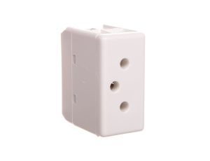 Gniazdo 3P 10A 250V SWISS STD-TYPE biały GW20351
