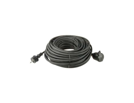 Przedłużacz 1-gniazdo z/u 30m /H07RN-F 3x1,5/ czarny P01730