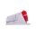 Gniazdo stałe 5P 16A 400V czerwone IP44 90 6H IEC 309 HP GW62482
