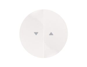 Berker R.1/R.3 Klawisz podwójny do łącznika żaluzjowego z symbolem /strzałka/ biały 16252089