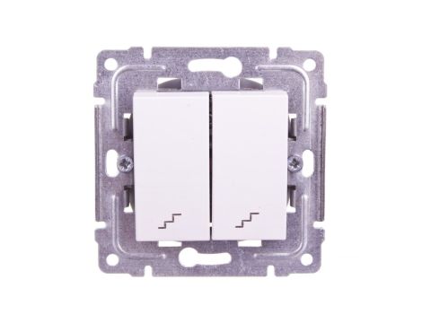 DANTE Łącznik schodowy podwójny biały 450419