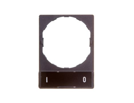 Szyld opisowy 30x40mm z etykietą 8x27mm O-I ZBY2178