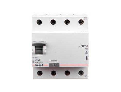 Wyłącznik różnicowoprądowy 4P 25A 0,03A typ AC P304 RX3 402062