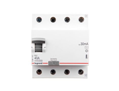 Wyłącznik różnicowoprądowy 4P 40A 0,03A typ AC P304 RX3 402063
