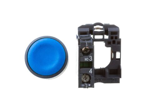 Przycisk sterowniczy 22mm niebieski z samopowrotem 1Z XB5AA61