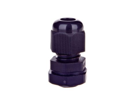 Dławnica kablowa poliamidowa M12 IP68 DP-EN 12 HM BK czarna E03DK-01040120101 /100szt./