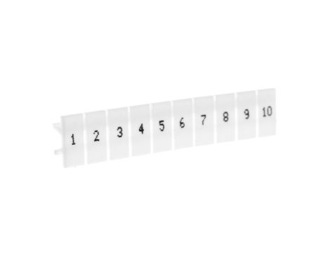 Oznacznik do złączek EZU-5/1-10 biały R34RR-07060001210 /100szt./