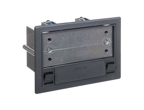 Simon Connect Puszka SF podłogowa pojedyncza 2xK45 + SM102/9 szara SF110/1