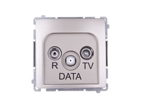 Simon Basic Gniazdo antenowe RTV/DATA satynowe BMAD.01/29