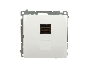 Simon Basic Gniazdo HDMI białe BMGHDMI.01/11