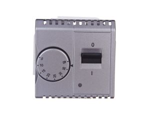 Simon Basic Regulator temperatury z czujnikiem wewnętrznym stal inox BMRT10w.02/21