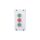 Kaseta sterownicza 3-otworowa z przyciskami zielony/czerwony/zielony IP65 M22-I3-M1 216532