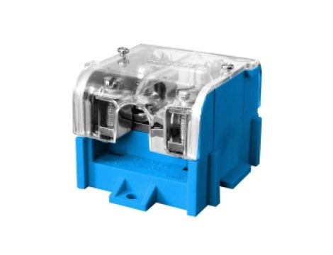 Odgałęźnik instalacyjny 1-segmentowy (zacisk: 1x95mm2 - 4x35mm2)/ z pokrywą niebieski LZ 1*95/35P 84063003