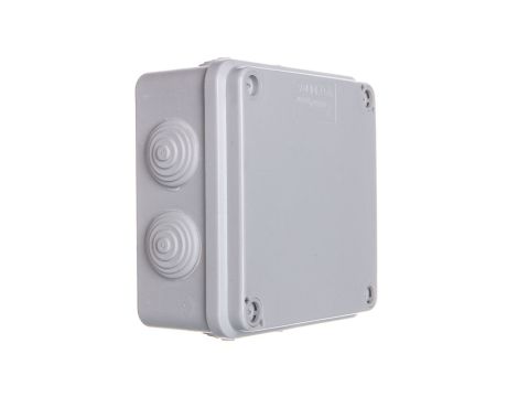 Puszka hermetyczna natynkowa 108x108x56mm IP44 szara PH-1A.3 28.13
