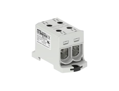 Złączka OTL95-2 kolor szary 2xAl/Cu 6-95mm 1000V AC / 1500V DC Zacisk uniwersalny MAA2095A10