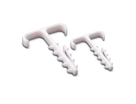 Uchwyt kablowy UWT wbijany dwustronny biały UWT-1 89139306 /100szt./