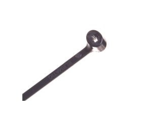 Opaska kablowa 200x2,5 czarna UV 2-LOCK zęby stalowe BMTN2025 /100szt./