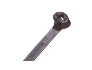 Opaska kablowa 360x7,5 czarna UV 2-LOCK zęby stalowe BMTN3776 /100szt./