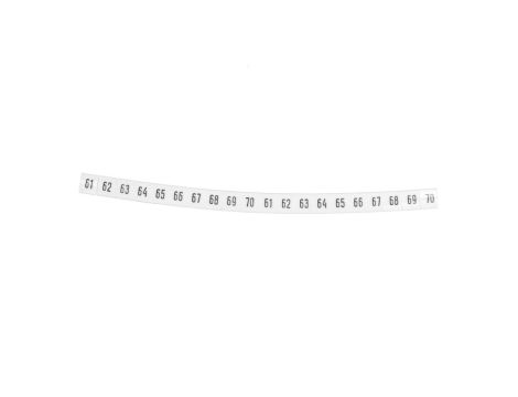 Oznacznik DK2/Z6 /61-70/ biały 89207006 /100szt./